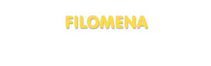 Der Vorname Filomena