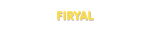 Der Vorname Firyal
