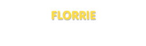 Der Vorname Florrie