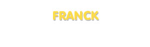 Der Vorname Franck