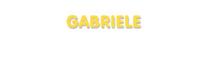 Der Vorname Gabriele