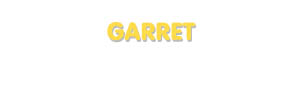 Der Vorname Garret