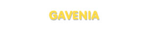 Der Vorname Gavenia