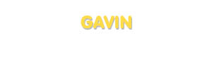 Der Vorname Gavin