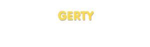 Der Vorname Gerty