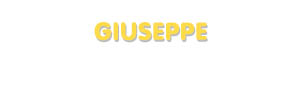 Der Vorname Giuseppe