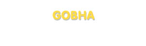 Der Vorname Gobha