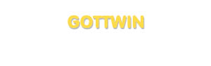 Der Vorname Gottwin