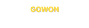 Der Vorname Gowon