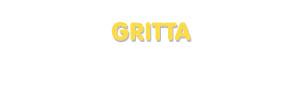 Der Vorname Gritta
