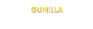 Der Vorname Gunilla