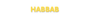 Der Vorname Habbab