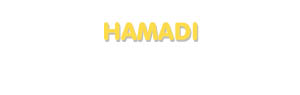 Der Vorname Hamadi