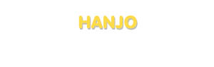Der Vorname Hanjo