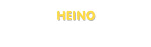 Der Vorname Heino