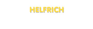 Der Vorname Helfrich