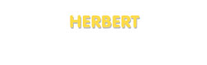Der Vorname Herbert