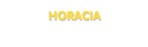 Der Vorname Horacia