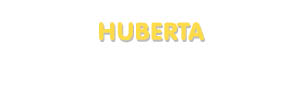 Der Vorname Huberta