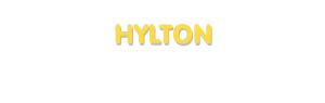 Der Vorname Hylton
