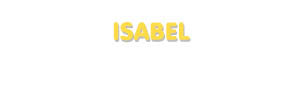 Der Vorname Isabel