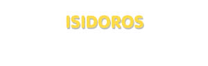 Der Vorname Isidoros