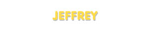 Der Vorname Jeffrey