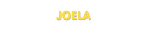 Der Vorname Joela