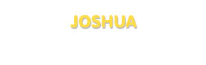 Der Vorname Joshua