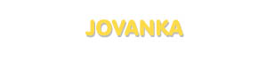 Der Vorname Jovanka