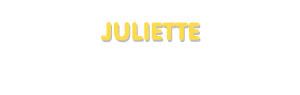 Der Vorname Juliette