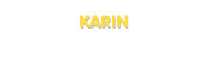 Der Vorname Karin