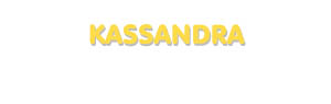 Der Vorname Kassandra
