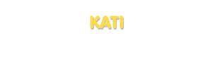 Der Vorname Kati