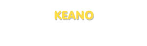 Der Vorname Keano