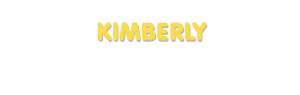 Der Vorname Kimberly
