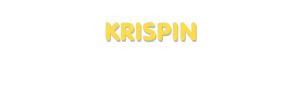 Der Vorname Krispin