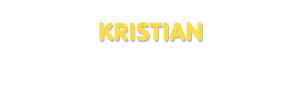 Der Vorname Kristian