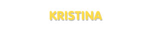 Der Vorname Kristina