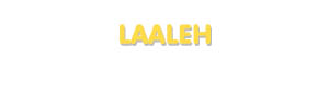 Der Vorname Laaleh