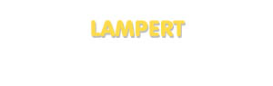 Der Vorname Lampert