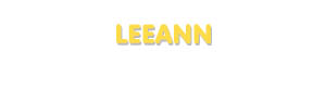 Der Vorname Leeann