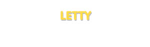 Der Vorname Letty
