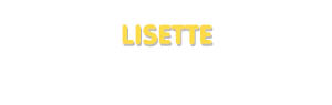 Der Vorname Lisette