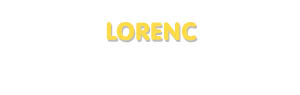 Der Vorname Lorenc