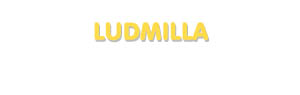 Der Vorname Ludmilla