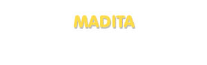 Der Vorname Madita
