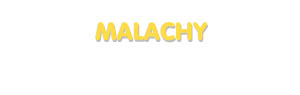 Der Vorname Malachy