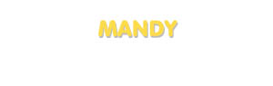 Der Vorname Mandy