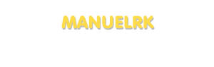 Der Vorname Manuelrk